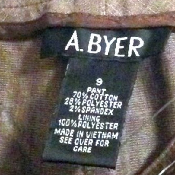 New A. Byer Slacks with belt, NWT size 9 - Picture 5 of 6